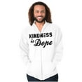 thumbnail image 3 of Kindness is Dope Christian Urban Zip Up Hoodie Men's Women's Brisco Brands S, 3 of 6