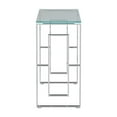 thumbnail image 4 of Tcbosik 47.2" Modern Console Table, Narrow Behind Couch Table with Glass Top and Stainless Steel Legs for Living Room, Entryway, Hallway, Silver, 4 of 10