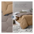 thumbnail image 2 of Edredón Matrimonial XL Acolchado Reversible Esquimal Relleno Down, Compatible Con Funda Duvet Café/Canela, 2 of 6