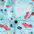 thumbnail image 7 of Toddler Outfits for Girls 2 Piece Loose Fit Truck Print Long Sleeve Lapel Top And Trousers Loungewear Girls' Clothing Sets 2 Years-3 Years, 7 of 7