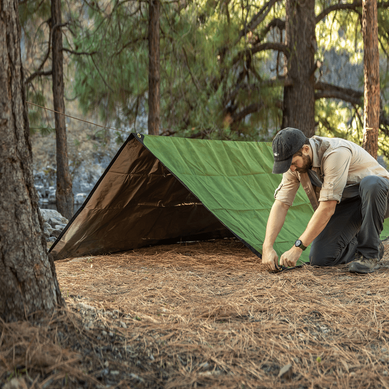 Bushcraft tarp top