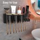 thumbnail image 3 of Soporte para cepillos de dientes y accesorios de baño con dispensador de pasta de dientes, 3 of 8