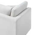 thumbnail image 5 of Comfort Pointe Chandler Ivory Performance Fabric Corner Wedge Accent Chair, 5 of 7