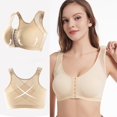 thumbnail image 4 of CHUANK Chrustmas  Ladies Padded Soft Front Button Bras(Women‘s & Women‘s Plus), 4 of 9