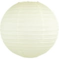 thumbnail image 2 of Just Artifacts 8-Inch Ivory Chinese Japanese Paper Lanterns (Set of 5, Ivory), 2 of 2