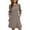 Brown, variant on TEMOFON Sweater Dresses for Women 2025 Knit Dresses Long Sleeve Dress Casual Fall Winter Round Neck A Line Dress with Pockets