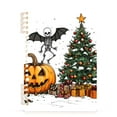 thumbnail image 7 of FORMRS 1-Subject Spiral Notebook 8" x 5" College Ruled 60 Refillable Sheet A5 Hard Cover, Cute Halloween Trees, 7 of 7