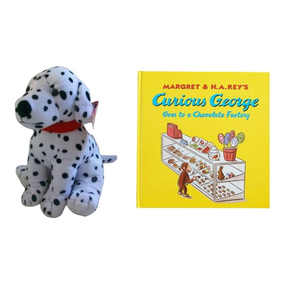 wed Dalmatian Dog Curious George & Book Chocolate Kohl’s 12" Plush Stuffed Animal
