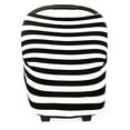 thumbnail image 5 of Nursing Scarf Strip Patterned Breastfeeding Cover Shawl Cotton Baby Car Seat Cover for Girls and Boys, 5 of 7