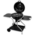 thumbnail image 3 of SamyoHome Grill Charcoal BBQ Grill,Barbecue Grill Cart,Portable Grill with Wheels, 3 of 7