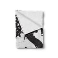 thumbnail image 2 of Girlfriend Soft Flannel Fleece Blanket, Silhouette of a Couple in Love Holding Hands Under Tree Romance Theme, Cozy Plush for Indoor and Outdoor Use, 50" x 70", Black White and Grey, by Ambesonne, 2 of 6