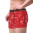 thumbnail image 2 of Fuzoiu Hohoho1 Print Men's Ultra Breathable Underwear,No Riding Up Boxer Briefs with ComfortFlexible Waistband-Small, 2 of 5