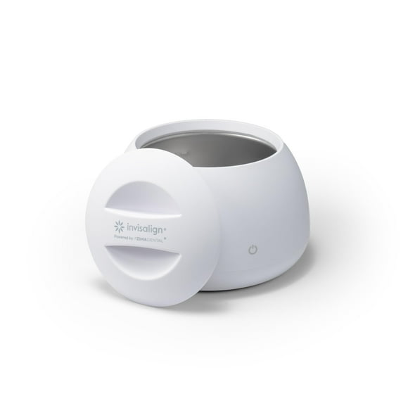 Invisalign Ultrasonic Cleaner | Powered by Zima Dental | Aligner and Retainer Cleaner | Arctic White