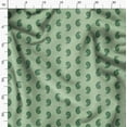 thumbnail image 3 of Soimoi Poly Canvas Green Fabric By the Yard - 56 Inch Wide - Paisley Pattern Fabric - Botanical and Elegant Designs for Various Uses Printed Fabric, 3 of 6