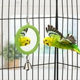 thumbnail image 6 of Pet Bird Mirror with Bell Interactive Parrot Toy Bird Cage Mirror for Cockatiel Parakeets Canaries, 6 of 7