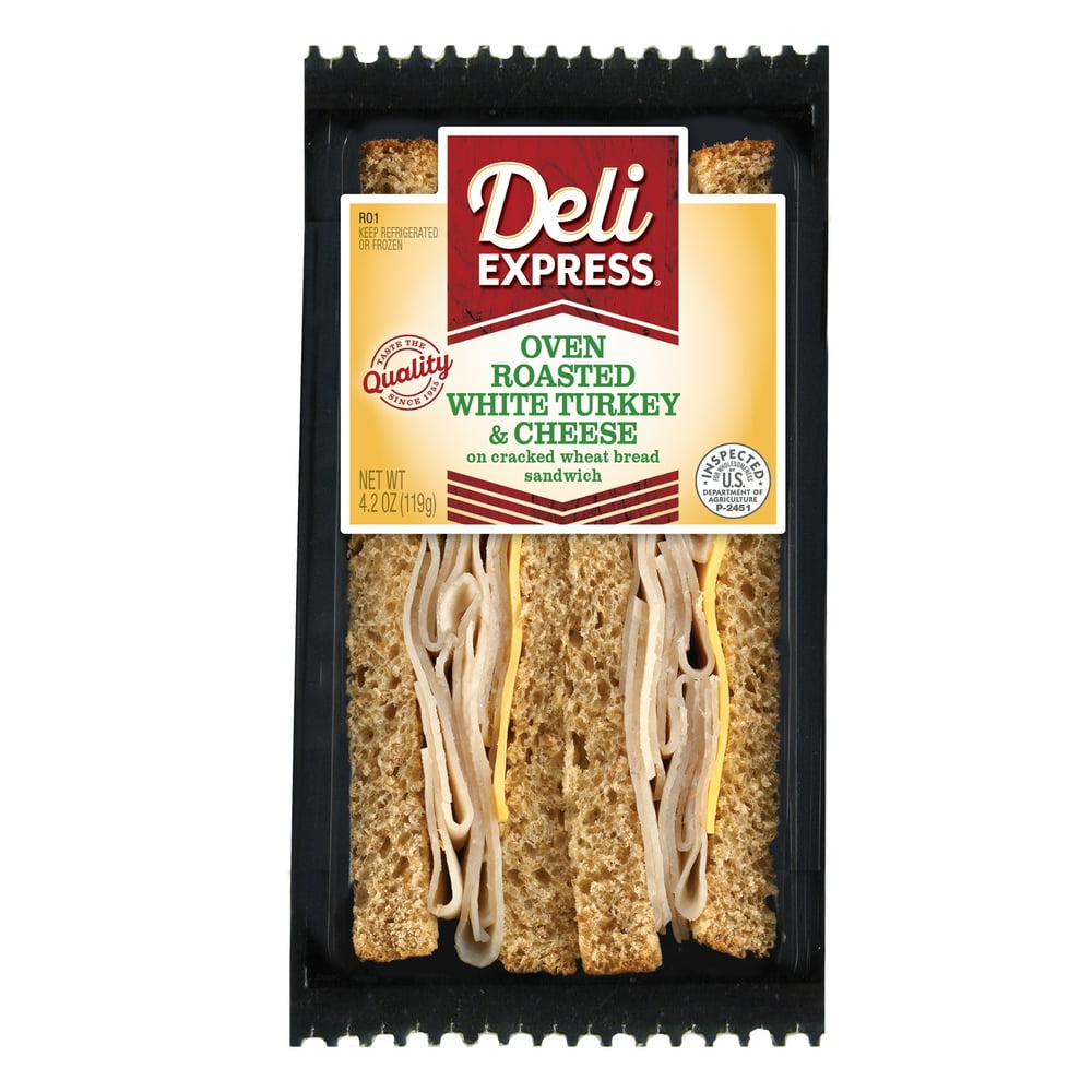 Deli Express Turkey & Cheese Wedge, 4.2 oz
