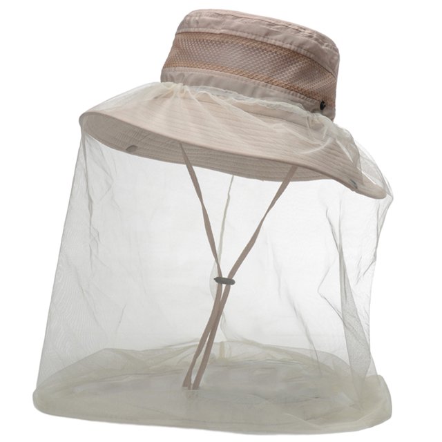 Sombrero Pesca A Prueba Hombo Antimosquito Mosquito Insecto Repelente Multifuncional Con La Cabeza Neta Cubierta Protector Cara para Viajes Acampar