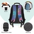 thumbnail image 6 of KUIFORTI Galaxy Moon Dragon Print Kids Backpack Large Capacity Lightweight School Bag with Side Pockets for Elementary Students Back to School Supplies for Boys, 6 of 7