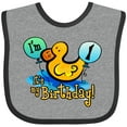 thumbnail image 3 of Inktastic Ducky 1st Birthday Boys or Girls Baby Bib, 3 of 4