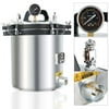 Stainless Steel Portable Autoclave Steam Sterilizer Electric Heated 4.7 Gallon(18L)