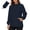 Navy, variant on Zynoxe Womens Rain Jacket Lightweight Waterproof Packable Raincoat with Adjustable Hood Outdoor Travel Windbreaker Purple S