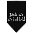 thumbnail image 2 of Halloween Pet and Dog Bandana Screen Printed, "Black Cats are Bad Luck", 2 of 10