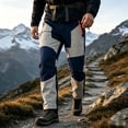 thumbnail image 3 of USNSM Men's Snow Ski Hiking Pants Waterproof Winter Fleece Lined Pants Elastic Waistband Outdoor Climb Pocket Pants Gray XXXL, 3 of 9