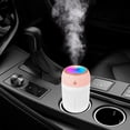 thumbnail image 1 of Vehicle-Mounted Humidifier,USB Power Aromatherapy Machine,Home Car Humidifier,Low Noise Device,Colorful LED Lights,Strong Humidification,360° Circulation,330mL Tank,40mL/h Spray,Multi-Scene Use, 1 of 8
