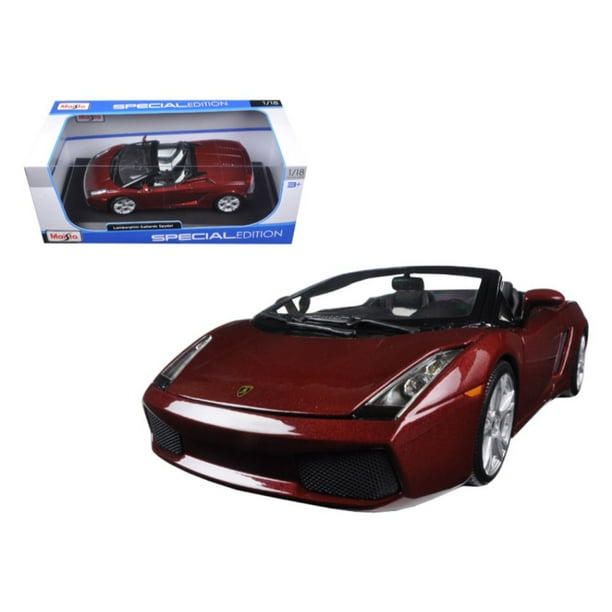 Lamborghini Gallardo Spyder Burgundy 1/18 Diecast Model Car