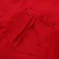 thumbnail image 3 of untoiry Unisex Chef Jackets Coat Short Sleeves Shirt Kitchen Uniforms XL Red, 3 of 9