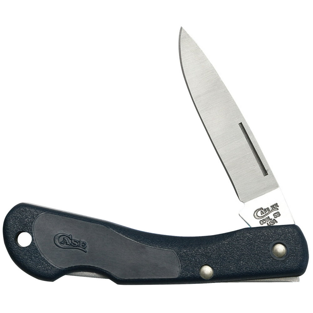 Case xx Blue Synthetic Blackhorn Stainless Pocket Knife Knives