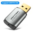 thumbnail image 1 of Sound Card USB Audio Interface External Sound card USB Adapter 3.5mm For Laptop Speaker PS4 Earphone USB Mic SoundCard CDLH0, 1 of 6