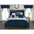thumbnail image 3 of Jurgen 20-Piece Floral Embroidered Bed in a Bag Bedding and Comforter Set, 3 of 8