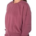 thumbnail image 6 of Celebrity Pink Women's and Women's Plus Pullover Sweatshirt, Sizes XS-4X, 6 of 7