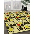 thumbnail image 2 of Ahgly Company Indoor Rectangle Patterned Mustard Yellow Area Rugs, 2' x 3', 2 of 6