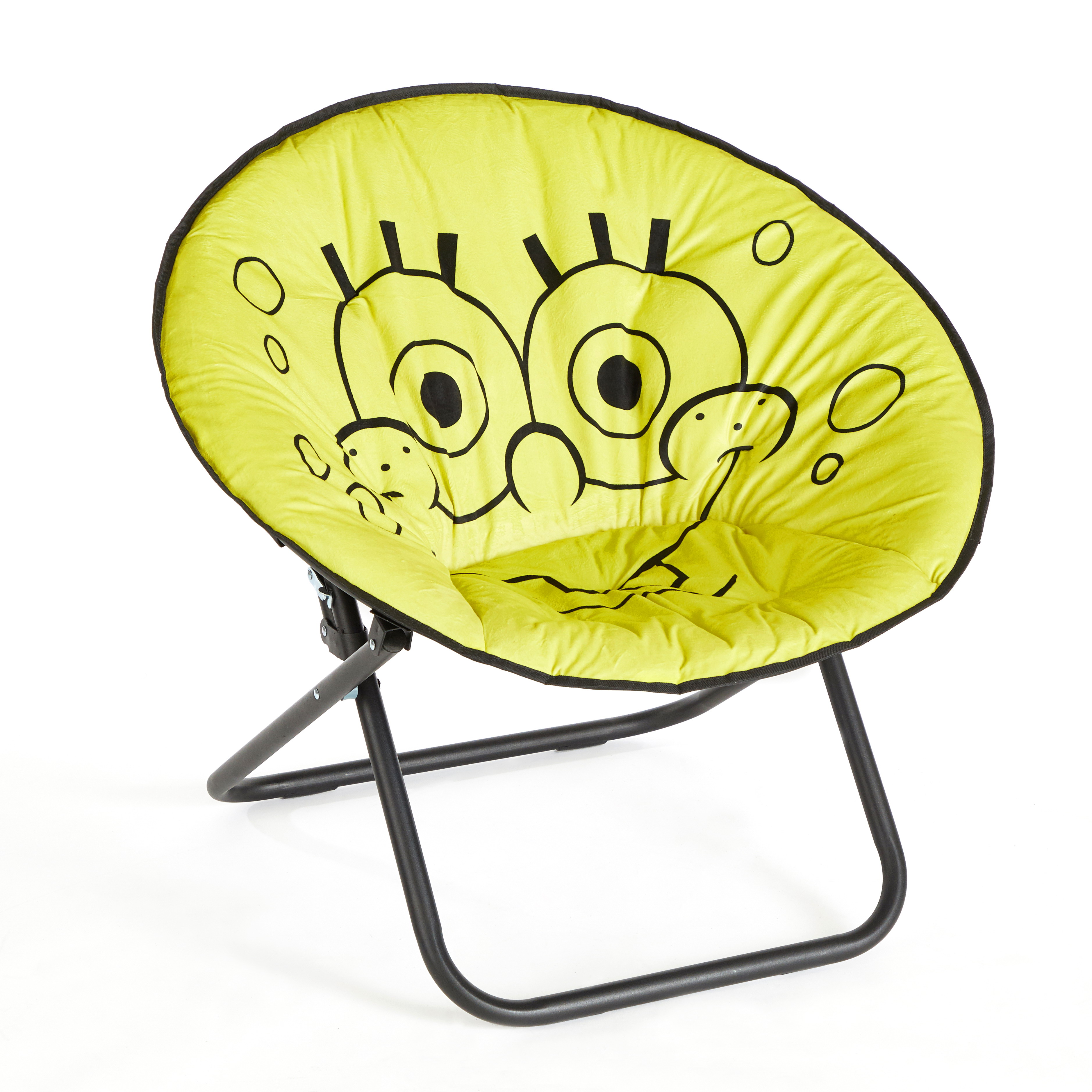 Nickelodeon Spongebob Squarepants 30" Oversized Folding Saucer Chair, Yellow - image 3 of 6