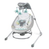 Ingenuity InLighten Cradling Rocker & Plug-In Swing with LightBeams Mobile - Avondale