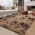 thumbnail image 6 of Memoryfield 9' x 12' Area Rug, Tie-Dye Plush Non-Skid Rug, for Bedroom Living Room Nursery, Brown, 6 of 9