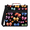 Orange, variant on Jiaoprinted Vintage Flowers Zipper Binder, Spring Retro Floral 3 D-Ring Binder, Multi-Pocket Expanding Organizer Bag with Handle and Shoulder Strap for Travel Work