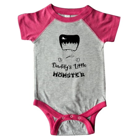 

Inktastic Halloween Baby Frankenstein Daddy s Little Monster Gift Baby Boy or Baby Girl Bodysuit