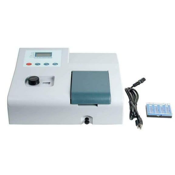 Miumaeov Spectrophotometer 721 4 LDC Digital Lab spectrophotometer Visible Wavelength Range 350-1020 nm Wave Tungsten Lamp Equipment Portable Digital Display Lab Equipment