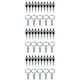 thumbnail image 1 of Juego de 30 tapones para vino y 15 abridores de botellas en blanco, insertos para abridor de botellas, hardware para proyectos de bricolaje para bodas, 1 of 8