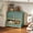 Bamboo-Green, variant on CBJCBJ Natural Bamboo Bread Box with Cutting Board and Roll Top, 2-Tier Large Wood Bread Bin for Kitchen,Wood