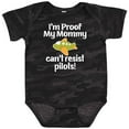 thumbnail image 3 of Inktastic Proof Mommy Cant Resist Pilots Boys Baby Bodysuit, 3 of 5