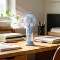 thumbnail image 6 of Virelaxpo Handheld Misting Fan Portable Spray Cooling Fan Rechargeable Personal Water Mist Fan for Outdoor Travel Office Commute, 6 of 7