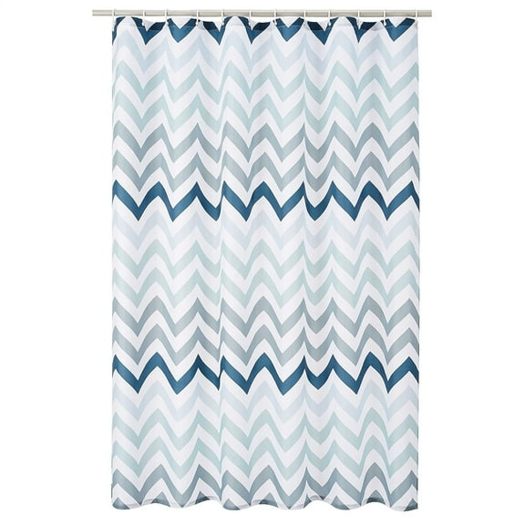 Bathroom Shower Curtain, Water Resistant Fabric Minimalist Shower Curtains with Grommets & 12 Hooks for Bathroom Decor, 66"x72"