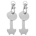 thumbnail image 1 of 2 Sets Trolley Tokens For Shopping Trolley Key Buckle Hanging Trolley Tokens Keys Decor, 1 of 8