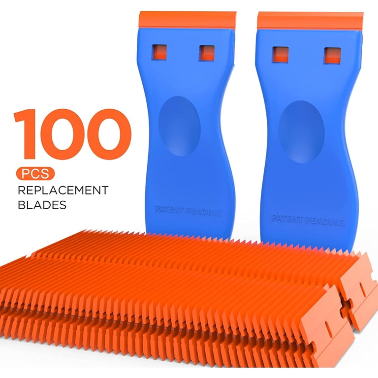 Super Scraper Non Scratch Nylon Plastic Razor Blade Scraper, Remove ...