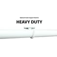 thumbnail image 6 of 1" No Drilling Shower Closet Window Tension Rod, Heavy Duty, 42"-72", Glossy White, 6 of 6
