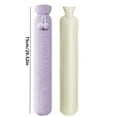 thumbnail image 2 of Oliegs Slippers 2L Soft Cap Rubber Hot Water (2 Liters) For Compression Detachable Hot And Cold Package (long Purple) Christmas, 2 of 2